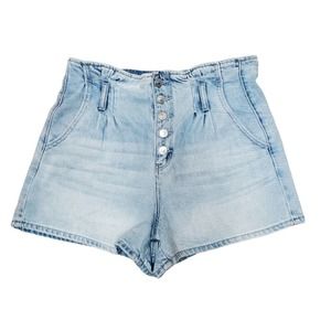 American Eagle Outfitters Light Blue High Waist Shorts